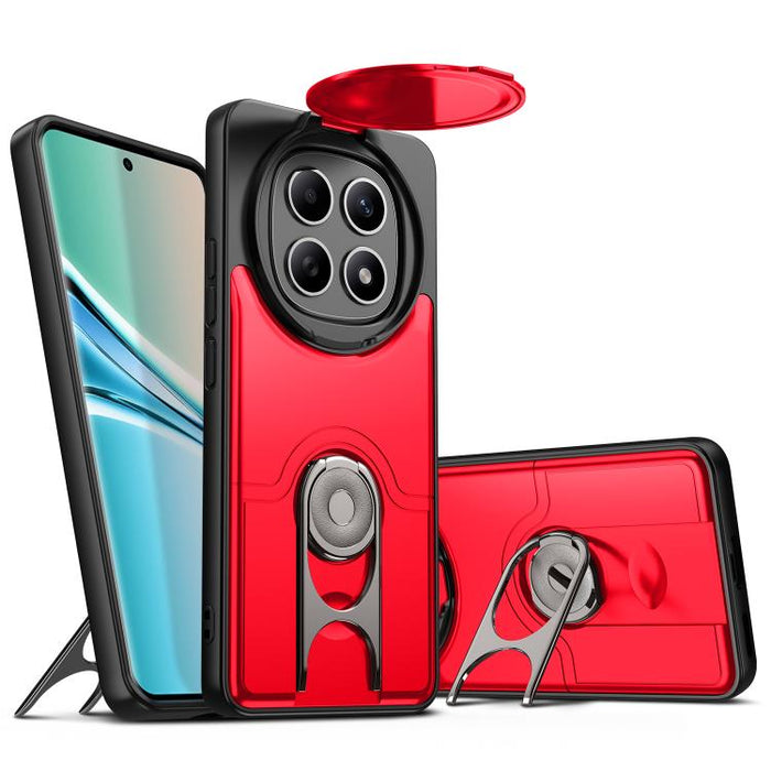 Funda para teléfono con cubierta deslizante para cámara, soporte giratorio 2 en 1, airbag y protección antigolpes., For Redmi Note 15 Pro+ 5G Global 163.3mm, For Redmi Note 15 5G/4G Global 164mm, For Redmi K90 Pro Max/Poco F8 Ultra 5G                  ...