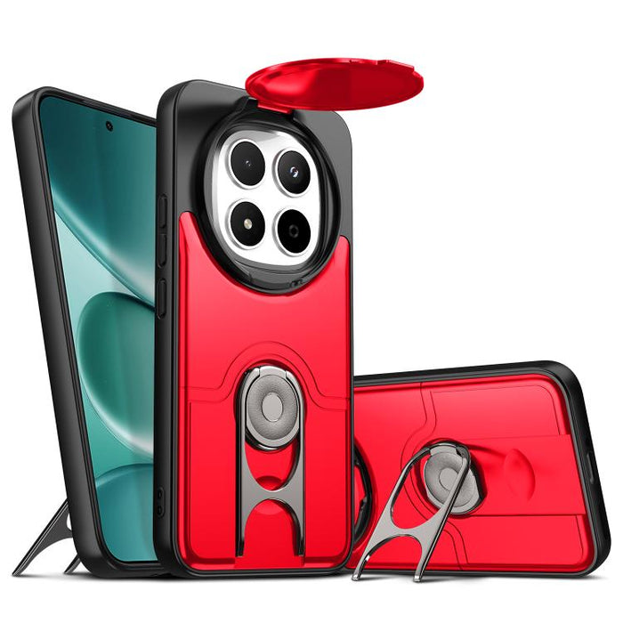 Funda para teléfono con cubierta deslizante para cámara, soporte giratorio 2 en 1, airbag y protección antigolpes., For Redmi Note 15 Pro+ 5G Global 163.3mm, For Redmi Note 15 5G/4G Global 164mm, For Redmi K90 Pro Max/Poco F8 Ultra 5G                  ...