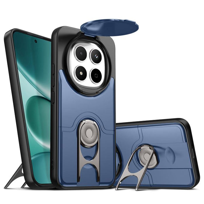Funda para teléfono con cubierta deslizante para cámara, soporte giratorio 2 en 1, airbag y protección antigolpes., For Redmi Note 15 Pro+ 5G Global 163.3mm, For Redmi Note 15 5G/4G Global 164mm, For Redmi K90 Pro Max/Poco F8 Ultra 5G                  ...