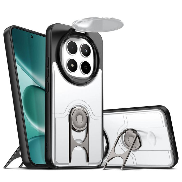 Funda para teléfono con cubierta deslizante para cámara, soporte giratorio 2 en 1, airbag y protección antigolpes., For Redmi Note 15 Pro+ 5G Global 163.3mm, For Redmi Note 15 5G/4G Global 164mm, For Redmi K90 Pro Max/Poco F8 Ultra 5G                  ...