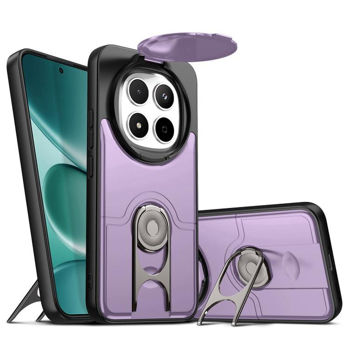 Funda para teléfono con cubierta deslizante para cámara, soporte giratorio 2 en 1, airbag y protección antigolpes., For Redmi Note 15 Pro+ 5G Global 163.3mm, For Redmi Note 15 5G/4G Global 164mm, For Redmi K90 Pro Max/Poco F8 Ultra 5G                  ...