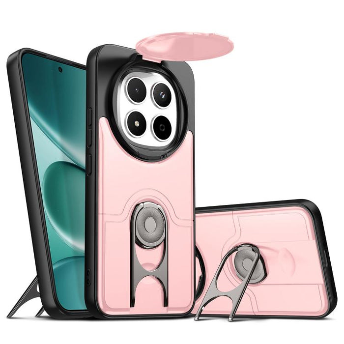 Funda para teléfono con cubierta deslizante para cámara, soporte giratorio 2 en 1, airbag y protección antigolpes., For Redmi Note 15 Pro+ 5G Global 163.3mm, For Redmi Note 15 5G/4G Global 164mm, For Redmi K90 Pro Max/Poco F8 Ultra 5G                  ...