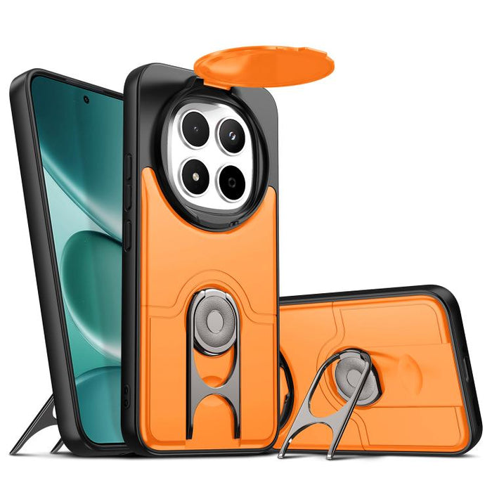 Funda para teléfono con cubierta deslizante para cámara, soporte giratorio 2 en 1, airbag y protección antigolpes., For Redmi Note 15 Pro+ 5G Global 163.3mm, For Redmi Note 15 5G/4G Global 164mm, For Redmi K90 Pro Max/Poco F8 Ultra 5G                  ...