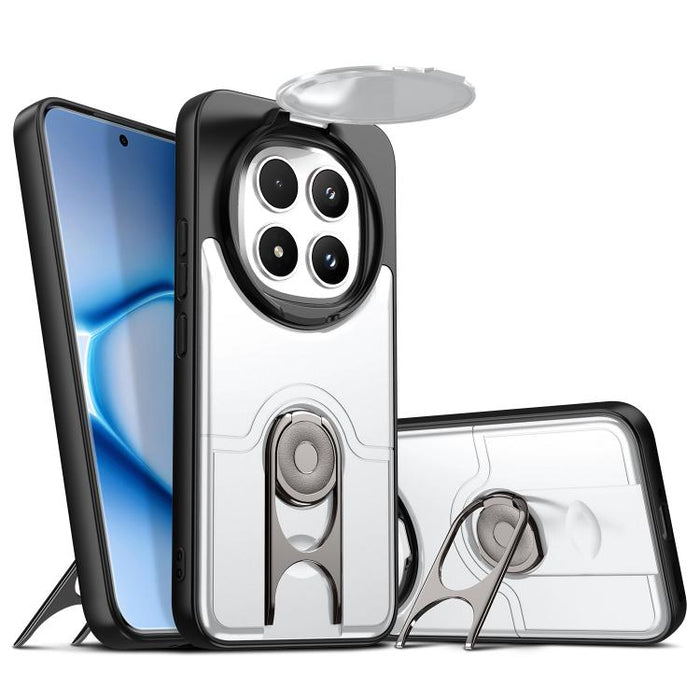 Funda para teléfono con cubierta deslizante para cámara, soporte giratorio 2 en 1, airbag y protección antigolpes., For Redmi Note 15 Pro+ 5G Global 163.3mm, For Redmi Note 15 5G/4G Global 164mm, For Redmi K90 Pro Max/Poco F8 Ultra 5G                  ...