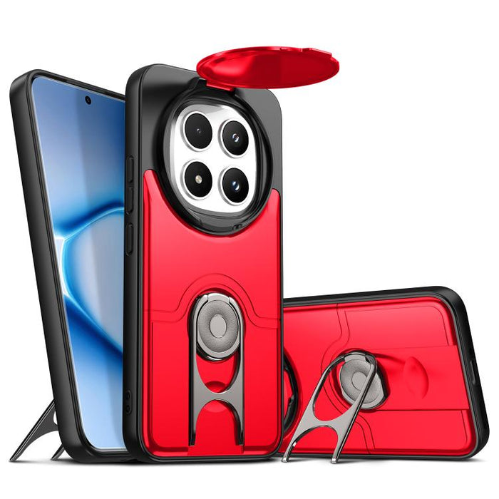 Funda para teléfono con cubierta deslizante para cámara, soporte giratorio 2 en 1, airbag y protección antigolpes., For Redmi Note 15 Pro+ 5G Global 163.3mm, For Redmi Note 15 5G/4G Global 164mm, For Redmi K90 Pro Max/Poco F8 Ultra 5G                  ...