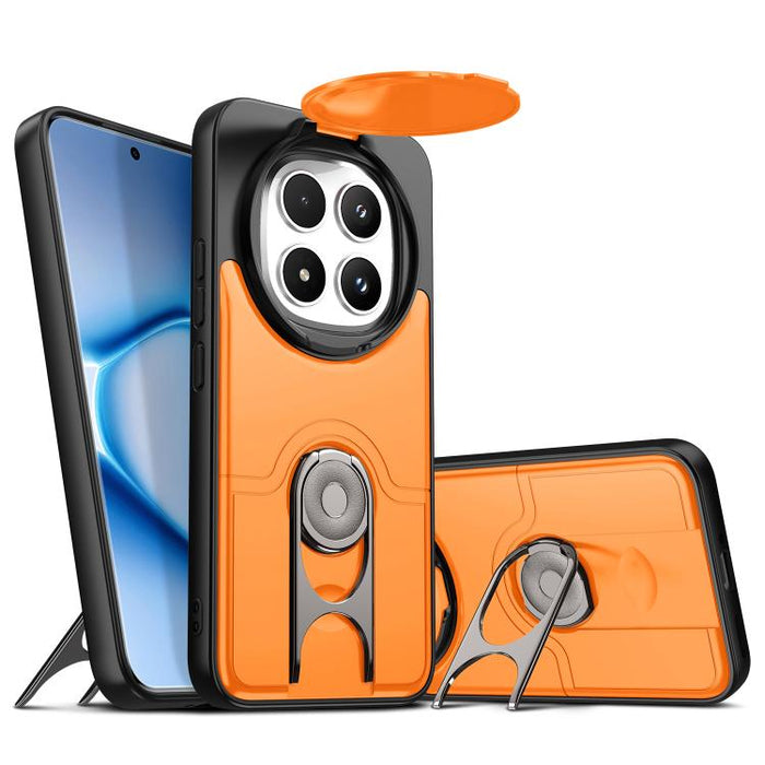 Funda para teléfono con cubierta deslizante para cámara, soporte giratorio 2 en 1, airbag y protección antigolpes., For Redmi Note 15 Pro+ 5G Global 163.3mm, For Redmi Note 15 5G/4G Global 164mm, For Redmi K90 Pro Max/Poco F8 Ultra 5G                  ...