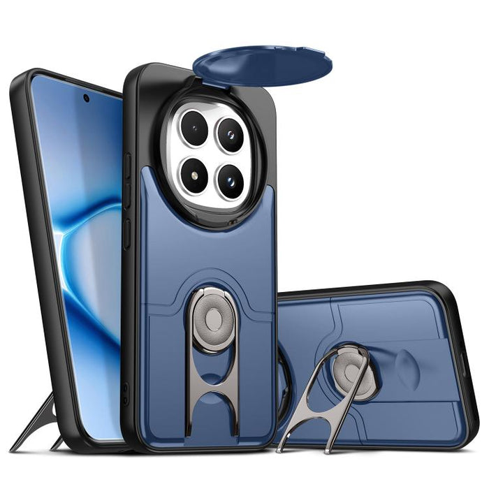 Funda para teléfono con cubierta deslizante para cámara, soporte giratorio 2 en 1, airbag y protección antigolpes., For Redmi Note 15 Pro+ 5G Global 163.3mm, For Redmi Note 15 5G/4G Global 164mm, For Redmi K90 Pro Max/Poco F8 Ultra 5G                  ...