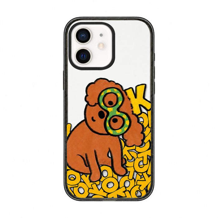 Funda de teléfono de TPU acrílica con estampado de perro adorable, For iPhone 12, For iPhone 12 Pro Max, For iPhone 12 Pro, For iPhone 11