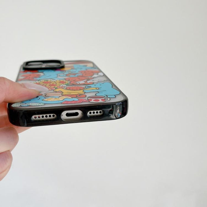 Funda de teléfono de TPU acrílica con estampado de perro adorable, For iPhone 12, For iPhone 12 Pro Max, For iPhone 12 Pro, For iPhone 11