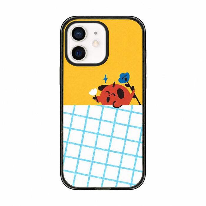 Funda de teléfono de TPU acrílica con estampado de dibujos animados de la Pequeña Flor Roja, For iPhone 12, For iPhone 12 Pro Max, For iPhone 12 Pro, For iPhone 11