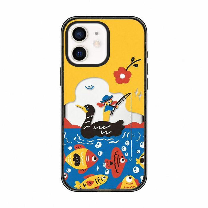 Funda de teléfono de TPU acrílica con estampado de dibujos animados de la Pequeña Flor Roja, For iPhone 12, For iPhone 12 Pro Max, For iPhone 12 Pro, For iPhone 11