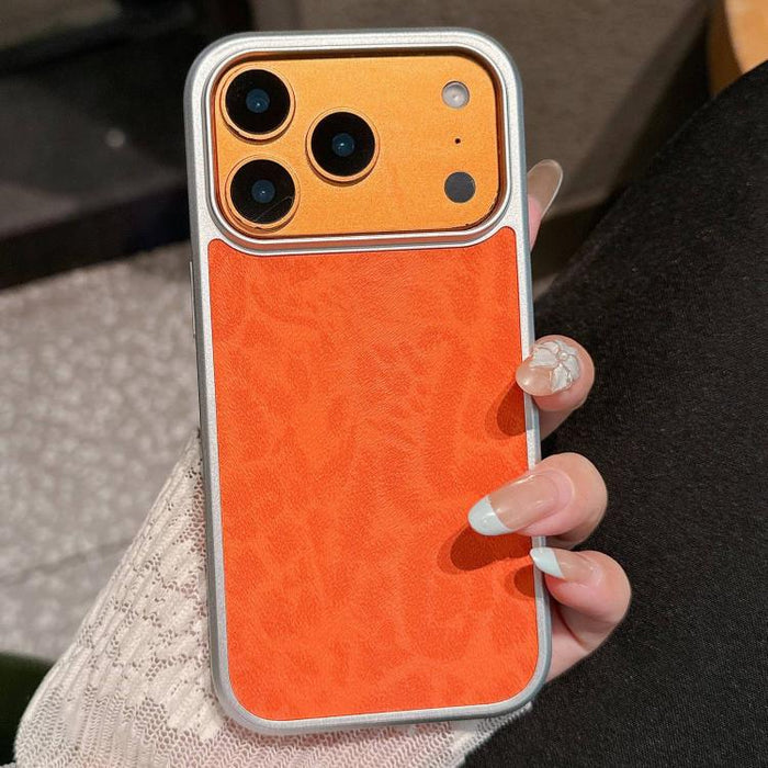 Funda para teléfono con ventana grande, chapada en metal y con estampado de leopardo., For iPhone 17 Pro Max, For iPhone 17 Pro, For iPhone 17, For iPhone 16 Pro Max, For iPhone 16 Pro, For iPhone 16, For iPhone 15 Pro Max, For iPhone 15 Pro           ...