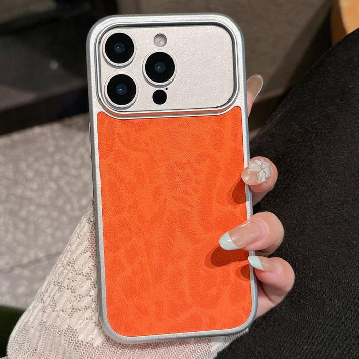 Funda para teléfono con ventana grande, chapada en metal y con estampado de leopardo., For iPhone 17 Pro Max, For iPhone 17 Pro, For iPhone 17, For iPhone 16 Pro Max, For iPhone 16 Pro, For iPhone 16, For iPhone 15 Pro Max, For iPhone 15 Pro           ...