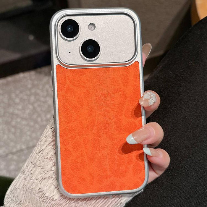 Funda para teléfono con ventana grande, chapada en metal y con estampado de leopardo., For iPhone 17 Pro Max, For iPhone 17 Pro, For iPhone 17, For iPhone 16 Pro Max, For iPhone 16 Pro, For iPhone 16, For iPhone 15 Pro Max, For iPhone 15 Pro           ...