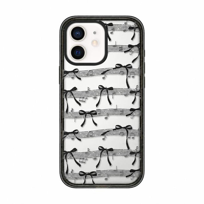 Funda de teléfono de TPU acrílica estampada con lazo de encaje, For iPhone 12, For iPhone 12 Pro Max, For iPhone 12 Pro, For iPhone 11