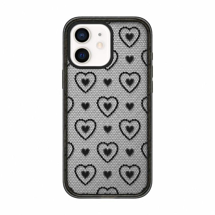 Funda de teléfono de TPU acrílica estampada con lazo de encaje, For iPhone 12, For iPhone 12 Pro Max, For iPhone 12 Pro, For iPhone 11