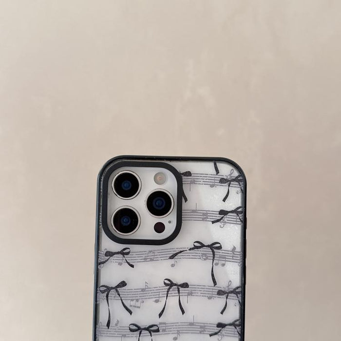 Funda de teléfono de TPU acrílica estampada con lazo de encaje, For iPhone 12, For iPhone 12 Pro Max, For iPhone 12 Pro, For iPhone 11