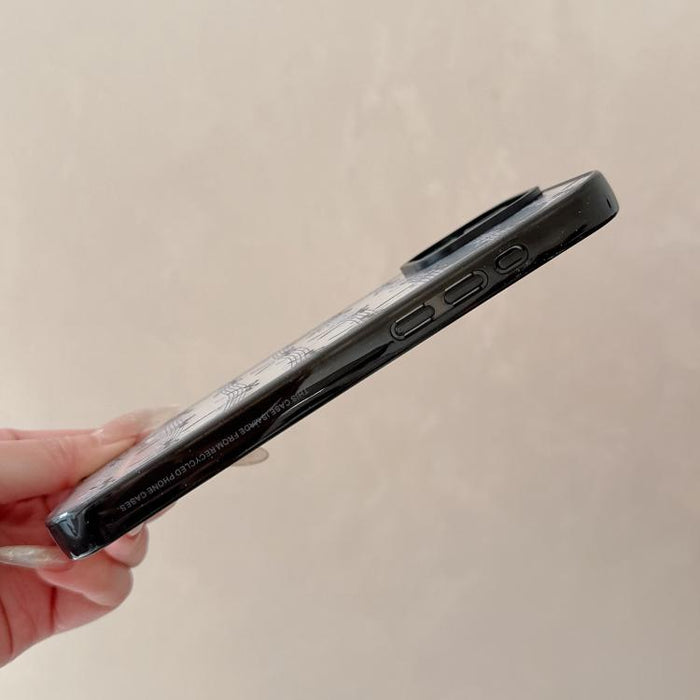 Funda de teléfono de TPU acrílica estampada con lazo de encaje, For iPhone 12, For iPhone 12 Pro Max, For iPhone 12 Pro, For iPhone 11