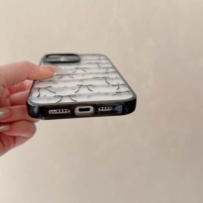 Funda de teléfono de TPU acrílica estampada con lazo de encaje, For iPhone 12, For iPhone 12 Pro Max, For iPhone 12 Pro, For iPhone 11