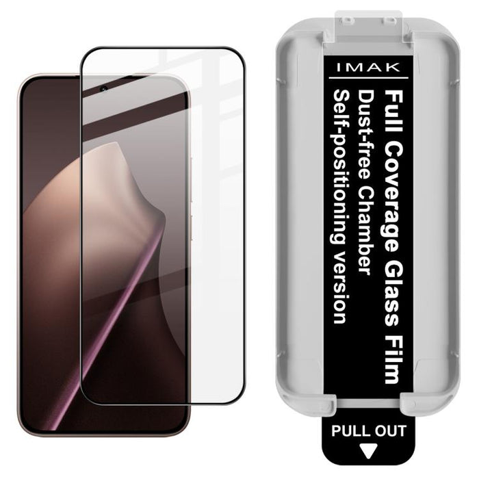 Imak Protector de pantalla de vidrio templado de cobertura total, libre de polvo y con función de desbloqueo por huella dactilar., For Xiaomi 17 Max 5G, For Xiaomi 17T Pro 5G, For Xiaomi 17T 5G, For Xiaomi 15T 5G / 15T Pro 5G