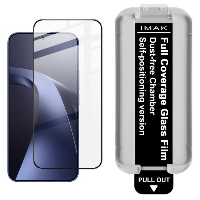 Imak Protector de pantalla de vidrio templado de cobertura total, libre de polvo y con función de desbloqueo por huella dactilar., For Xiaomi 17 Max 5G, For Xiaomi 17T Pro 5G, For Xiaomi 17T 5G, For Xiaomi 15T 5G / 15T Pro 5G