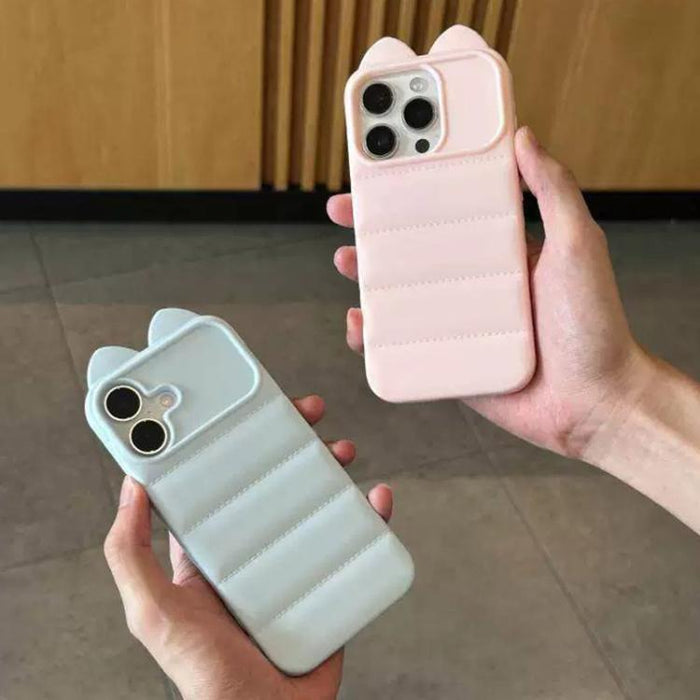 Funda de silicona antigolpes con orejas de gato 3D adorable, For iPhone 12, For iPhone 12 Pro Max, For iPhone 12 Pro, For iPhone 11 Pro Max, For iPhone 11