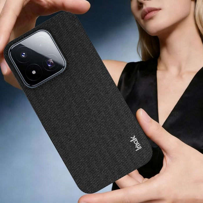 Funda para teléfono Imak Ruiyi Series con textura de tela, PU + PC, For Xiaomi 17 Ultra by Leica