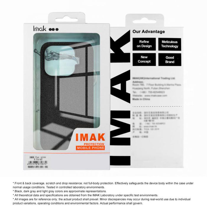 Funda para teléfono Imak Ruiyi Series con textura de tela, PU + PC, For Xiaomi 17 Ultra by Leica