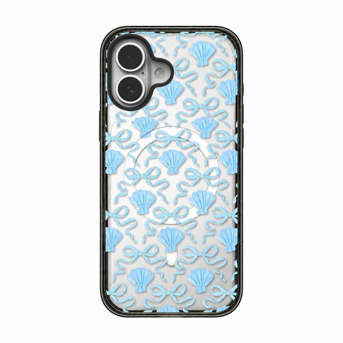 Funda para teléfono de TPU magnética transparente de acrílico con lazo de concha marina, For iPhone 17 Pro Max, For iPhone 17 Pro, For iPhone 17, For iPhone Air, For iPhone 16 Pro Max, For iPhone 16 Pro, For iPhone 16 Plus, For iPhone 16               ...