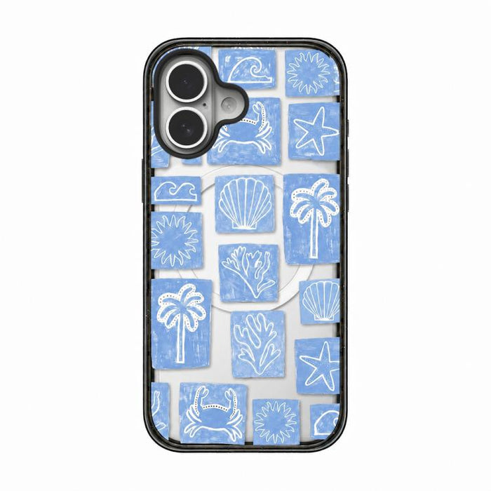 Funda para teléfono de TPU magnética transparente de acrílico con lazo de concha marina, For iPhone 17 Pro Max, For iPhone 17 Pro, For iPhone 17, For iPhone Air, For iPhone 16 Pro Max, For iPhone 16 Pro, For iPhone 16 Plus, For iPhone 16               ...