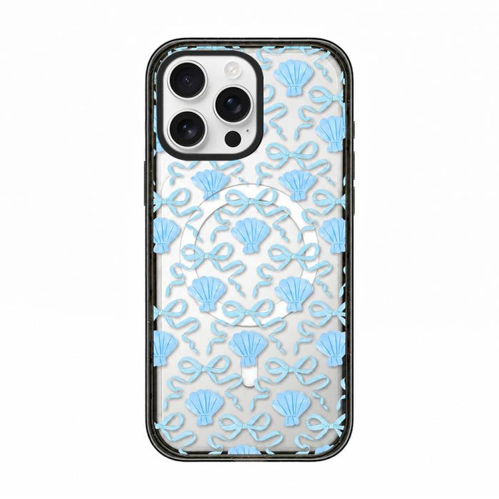 Funda para teléfono de TPU magnética transparente de acrílico con lazo de concha marina, For iPhone 17 Pro Max, For iPhone 17 Pro, For iPhone 17, For iPhone Air, For iPhone 16 Pro Max, For iPhone 16 Pro, For iPhone 16 Plus, For iPhone 16               ...