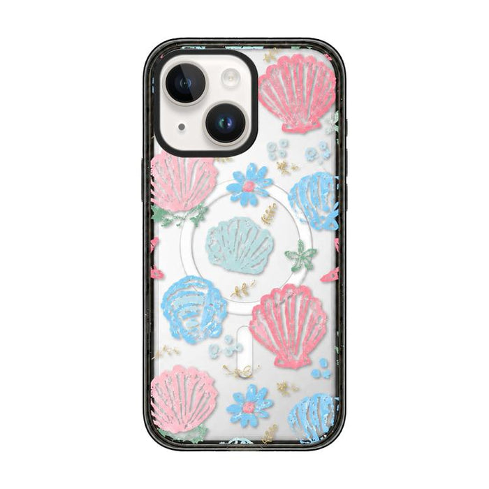 Funda para teléfono de TPU magnética transparente de acrílico con lazo de concha marina, For iPhone 17 Pro Max, For iPhone 17 Pro, For iPhone 17, For iPhone Air, For iPhone 16 Pro Max, For iPhone 16 Pro, For iPhone 16 Plus, For iPhone 16               ...