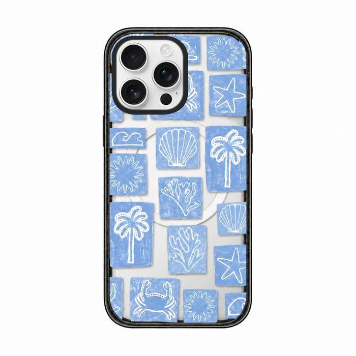 Funda para teléfono de TPU magnética transparente de acrílico con lazo de concha marina, For iPhone 17 Pro Max, For iPhone 17 Pro, For iPhone 17, For iPhone Air, For iPhone 16 Pro Max, For iPhone 16 Pro, For iPhone 16 Plus, For iPhone 16               ...