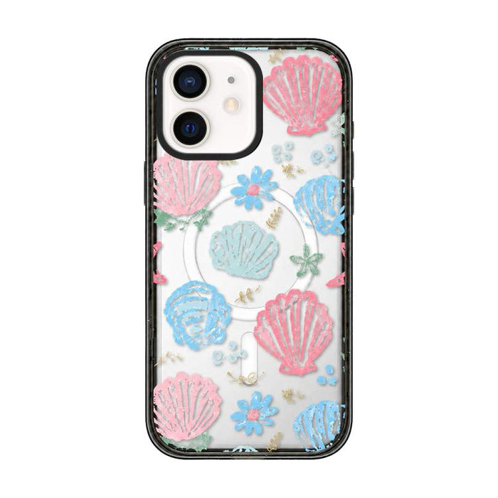 Funda para teléfono de TPU magnética transparente de acrílico con lazo de concha marina, For iPhone 17 Pro Max, For iPhone 17 Pro, For iPhone 17, For iPhone Air, For iPhone 16 Pro Max, For iPhone 16 Pro, For iPhone 16 Plus, For iPhone 16               ...