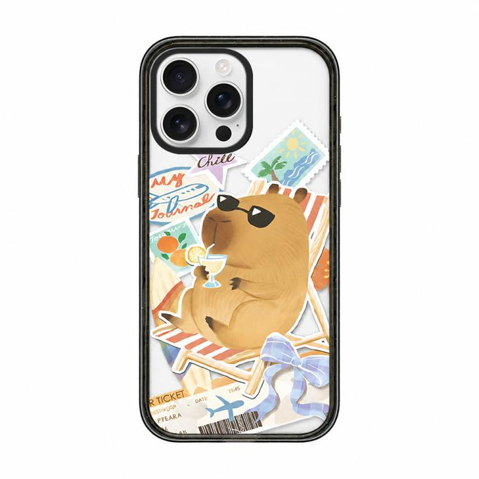 Funda de teléfono de TPU acrílica con estampado de dibujos animados de capibara adorable, For iPhone 12, For iPhone 12 Pro Max, For iPhone 12 Pro, For iPhone 11