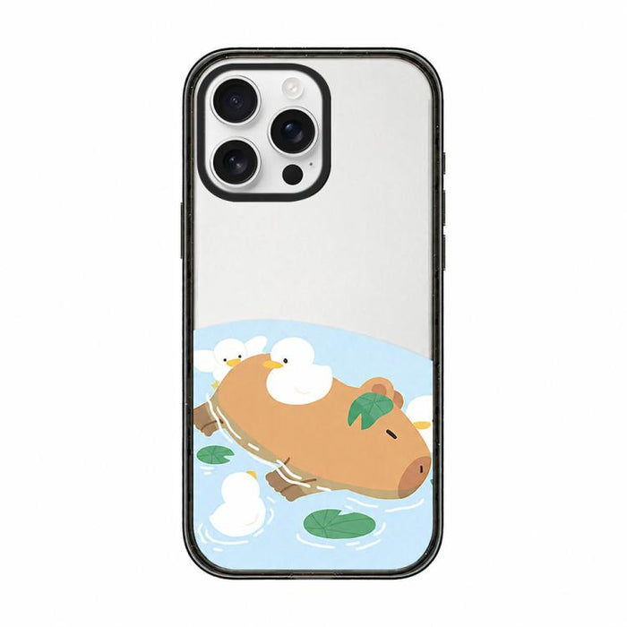 Funda de teléfono de TPU acrílica con estampado de dibujos animados de capibara adorable, For iPhone 12, For iPhone 12 Pro Max, For iPhone 12 Pro, For iPhone 11