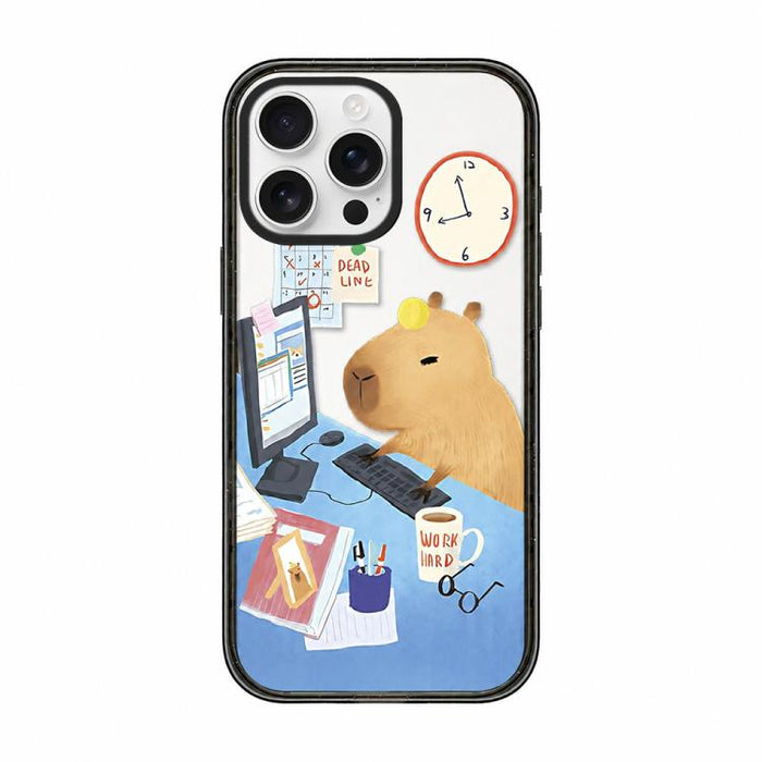 Funda de teléfono de TPU acrílica con estampado de dibujos animados de capibara adorable, For iPhone 12, For iPhone 12 Pro Max, For iPhone 12 Pro, For iPhone 11