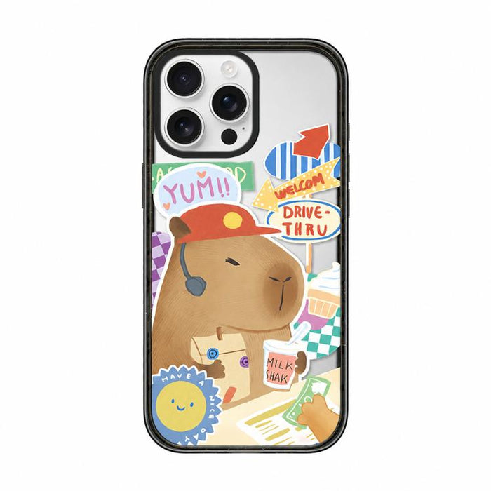 Funda de teléfono de TPU acrílica con estampado de dibujos animados de capibara adorable, For iPhone 12, For iPhone 12 Pro Max, For iPhone 12 Pro, For iPhone 11