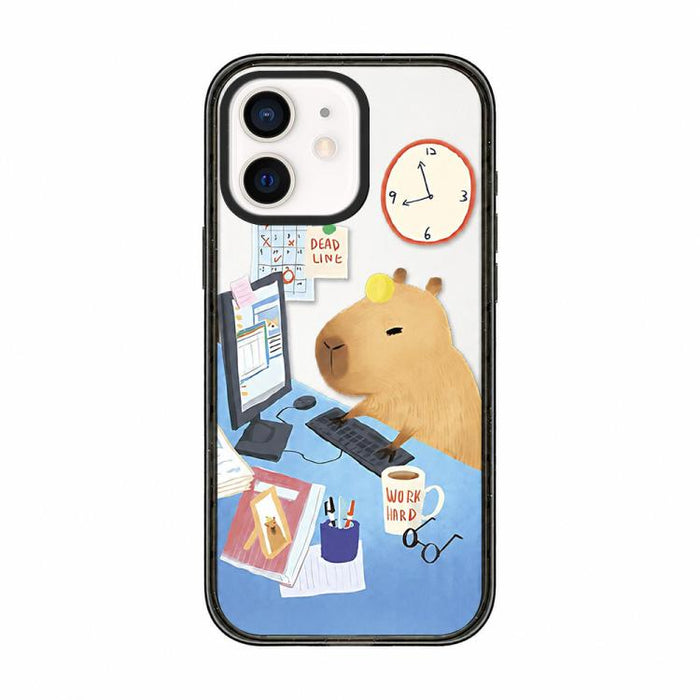 Funda de teléfono de TPU acrílica con estampado de dibujos animados de capibara adorable, For iPhone 12, For iPhone 12 Pro Max, For iPhone 12 Pro, For iPhone 11