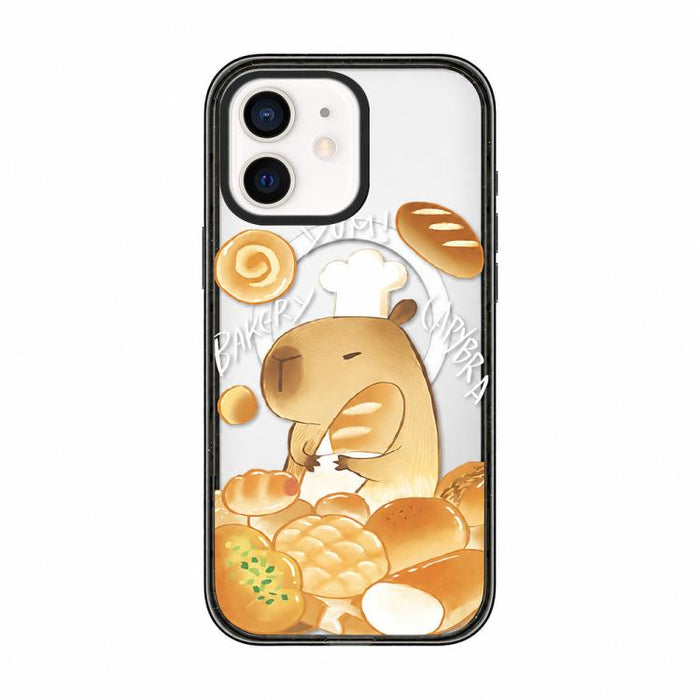 Funda magnética de TPU acrílica con estampado de dibujos animados de capibara, For iPhone 12, For iPhone 12 Pro Max, For iPhone 12 Pro, For iPhone 11