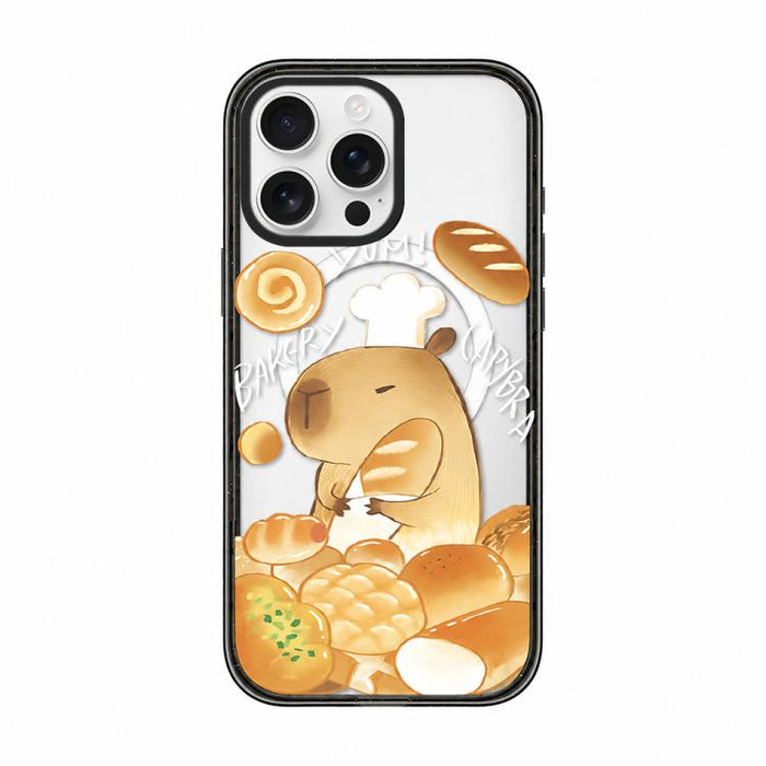 Funda magnética de TPU acrílica con estampado de dibujos animados de capibara, For iPhone 12, For iPhone 12 Pro Max, For iPhone 12 Pro, For iPhone 11