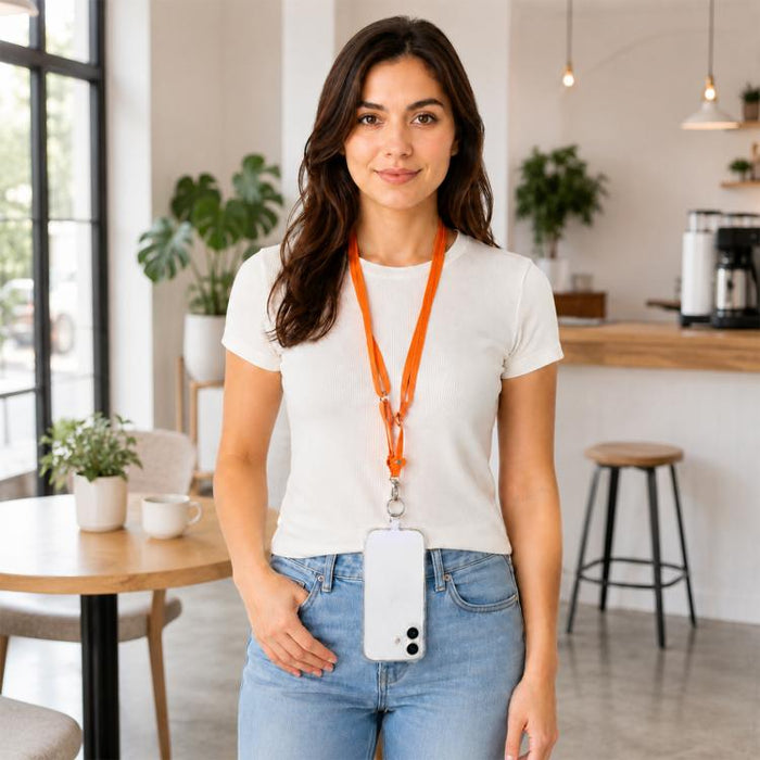 Cordón para teléfono con correa de cuero ajustable con decoración floral y almohadilla de sujeción para hombre y mujer.