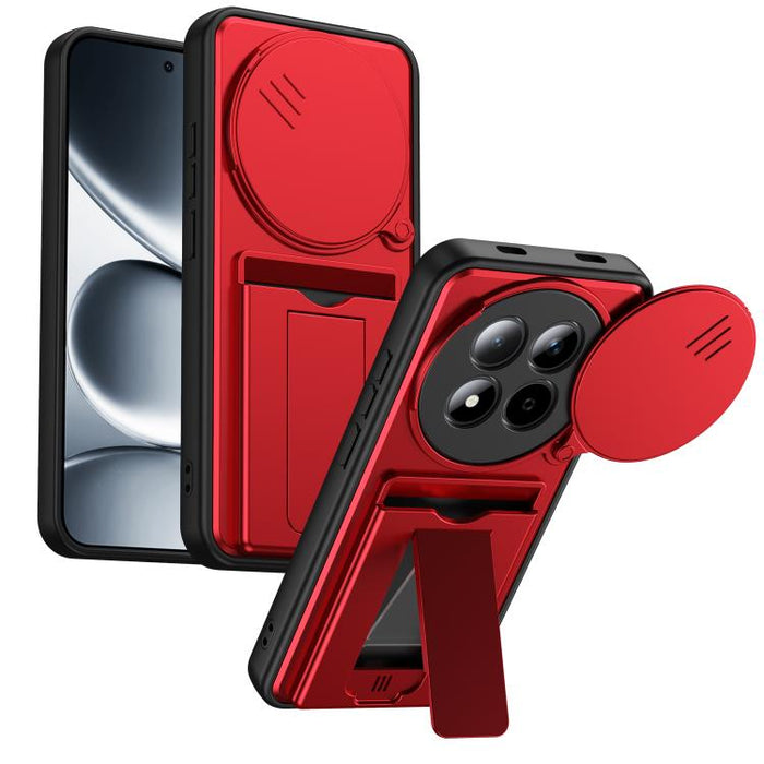 Funda para teléfono híbrida de PC y TPU con tapa deslizante para lente y tarjetero, For Redmi A7 Pro 171mm / Redmi 15a 5G, For Redmi K90 Pro Max / Poco F8 Ultra 5G, For Redmi Note 15 4G / 5G Global 164mm, For Redmi Note 15 Pro 4G Global 163.2mm        ...