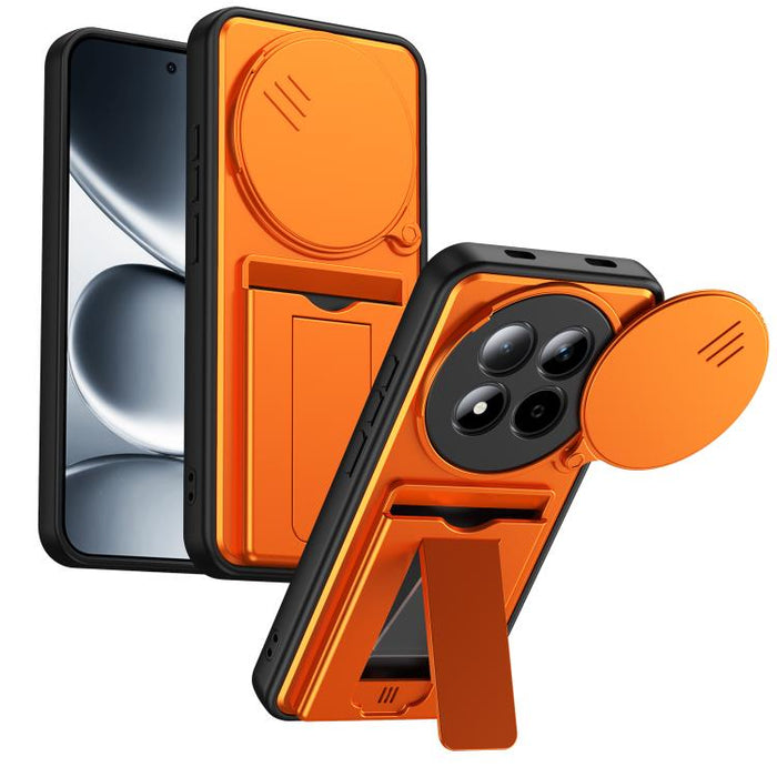 Funda para teléfono híbrida de PC y TPU con tapa deslizante para lente y tarjetero, For Redmi A7 Pro 171mm / Redmi 15a 5G, For Redmi K90 Pro Max / Poco F8 Ultra 5G, For Redmi Note 15 4G / 5G Global 164mm, For Redmi Note 15 Pro 4G Global 163.2mm        ...