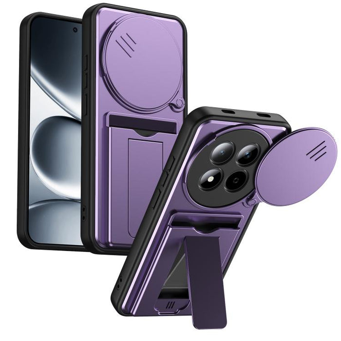 Funda para teléfono híbrida de PC y TPU con tapa deslizante para lente y tarjetero, For Redmi A7 Pro 171mm / Redmi 15a 5G, For Redmi K90 Pro Max / Poco F8 Ultra 5G, For Redmi Note 15 4G / 5G Global 164mm, For Redmi Note 15 Pro 4G Global 163.2mm        ...