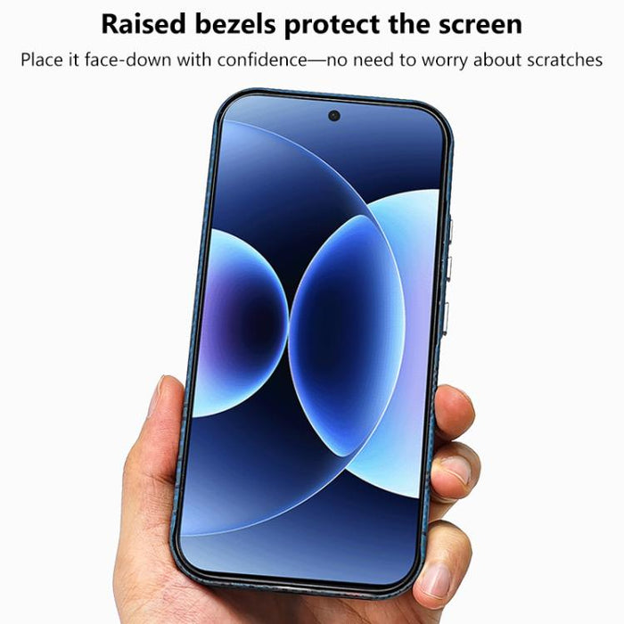 Funda magnética para teléfono con pegatina de agua y textura de Kevlar, For Xiaomi 17 Pro Max, For Xiaomi 17 Pro