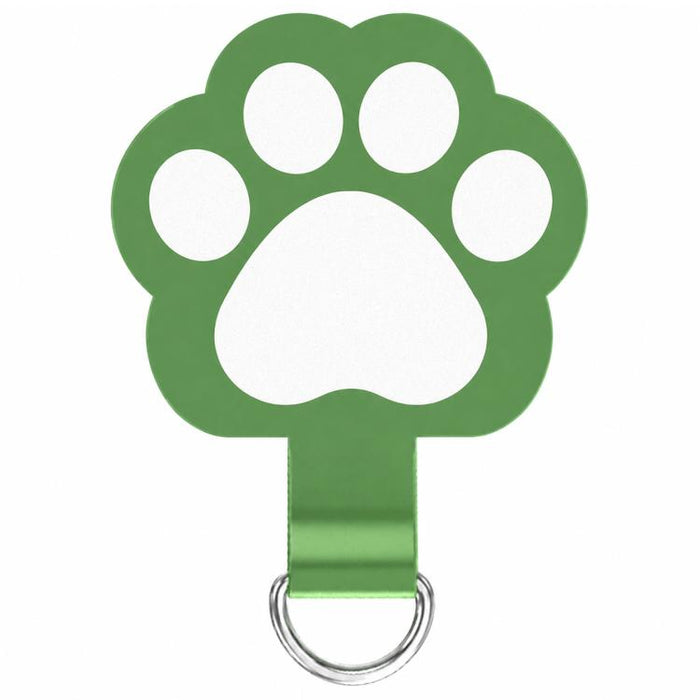Cordón para teléfono de TPU con diseño de huella de gato de dibujos animados y almohadilla de sujeción