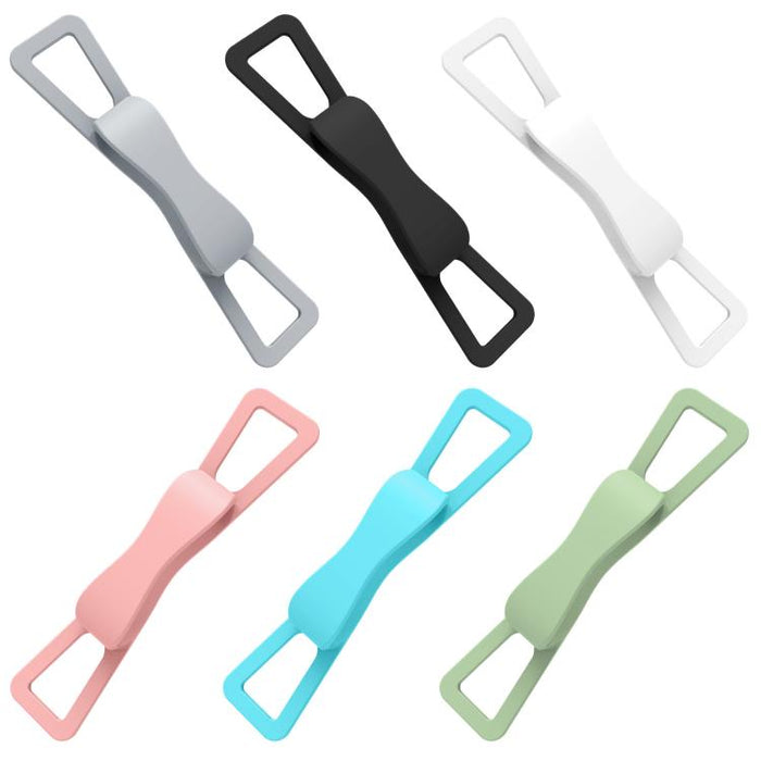 Correa de mano elástica de silicona con soporte para tabletas de 4,7 a 8 pulgadas.