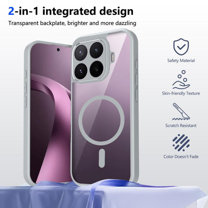 Funda magnética a prueba de golpes para teléfono, con acabado mate y tacto similar a la piel de policarbonato., For Xiaomi 17T Pro 5G, For Xiaomi 17T 5G