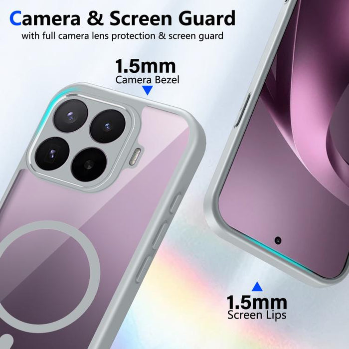 Funda magnética a prueba de golpes para teléfono, con acabado mate y tacto similar a la piel de policarbonato., For Xiaomi 17T Pro 5G, For Xiaomi 17T 5G